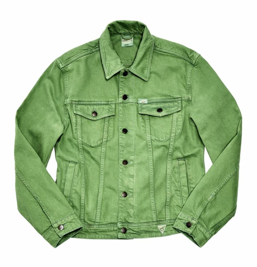 guess green jacket