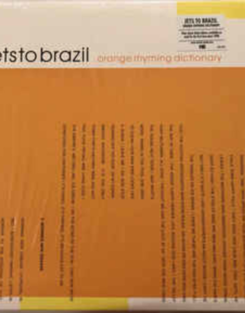 (LP) Jets To Brazil  - Orange Rhyming Dictionary (2LP colour vinyl/inide shop only)