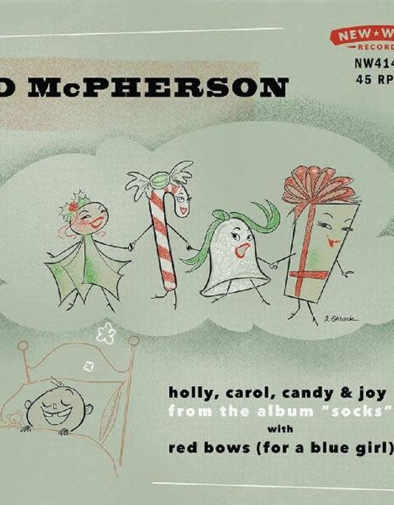 (LP) JD Mcpherson  Holly, Carol, Candy & Joy / Red Bows (For A Blue