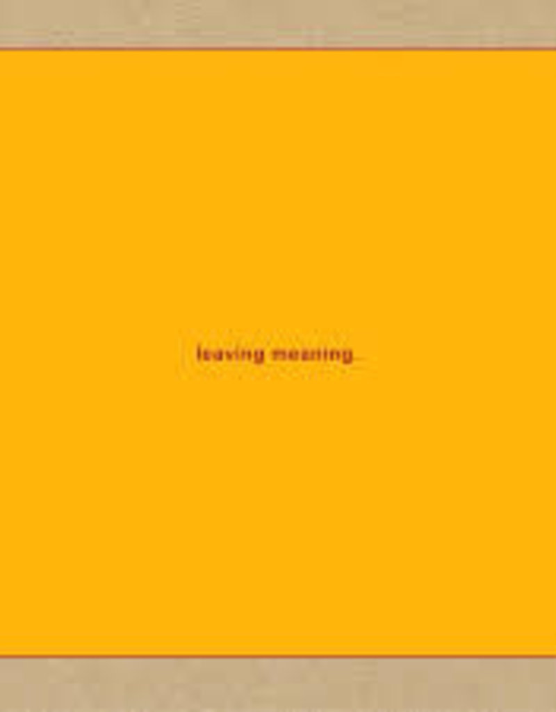 (CD) Swans - Leaving Meaning