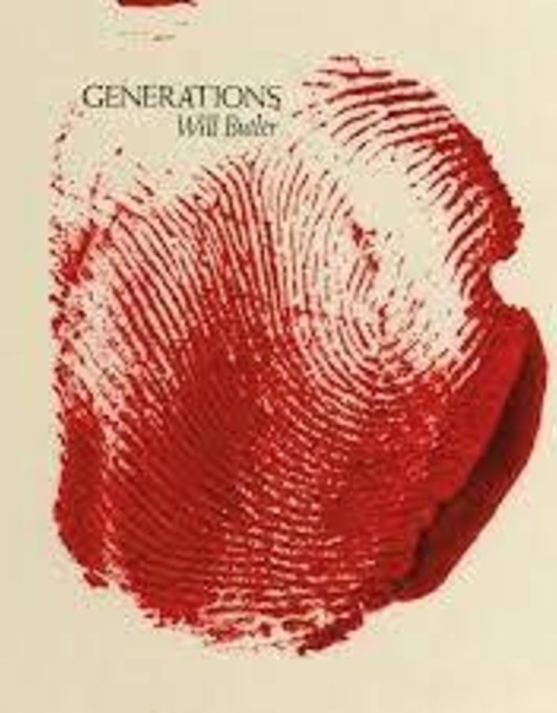 (LP) Will Butler - Generations (Clear w/Red Splatter)