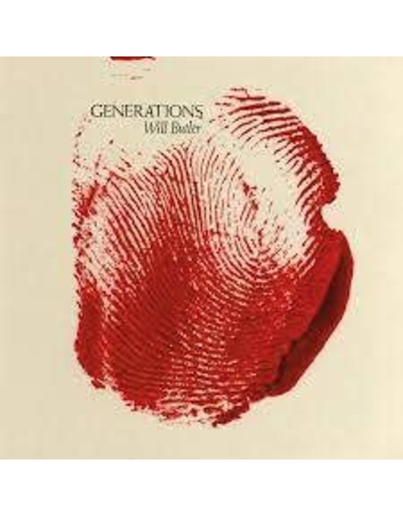 (LP) Will Butler - Generations (Clear w/Red Splatter)