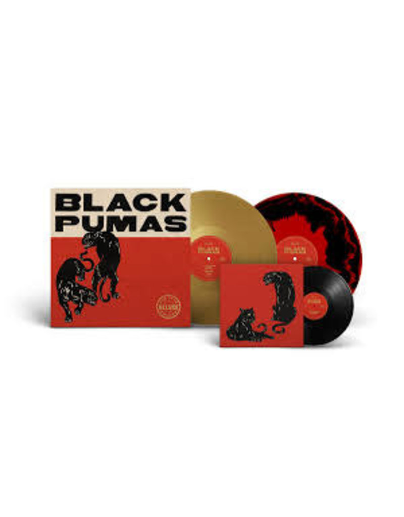 Fontana North (LP) Black Pumas - Self Titled (2022 Deluxe: Gold & Red/Black Marble)