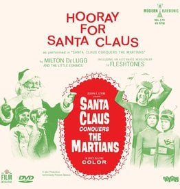 Black Friday 2020 (LP) Milton DeLugg & The Little Eskimos / The Fleshtones - Santa Claus Conquers The Martians - Hooray For Santa Claus (MARTIAN GREEN VINYL + DVD) BF20