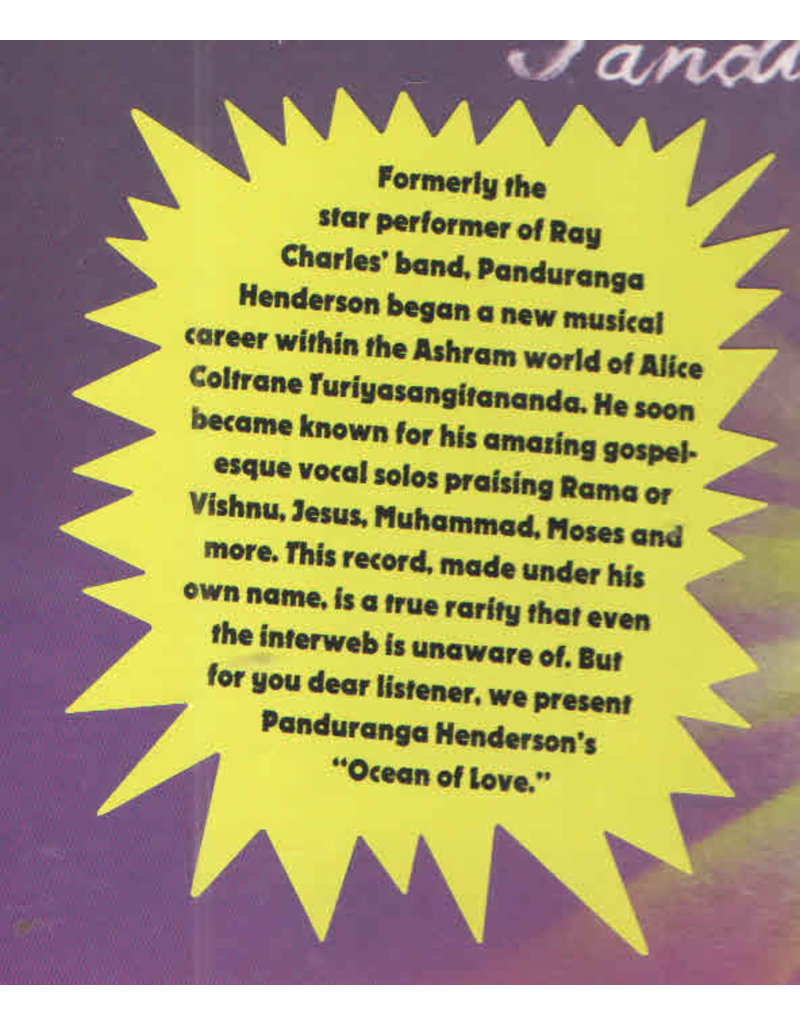 Minus5 (LP) Panduranga Henderson - Ocean of Love (BF17) (Alice Coltrane) - SUPER SAVINGS!