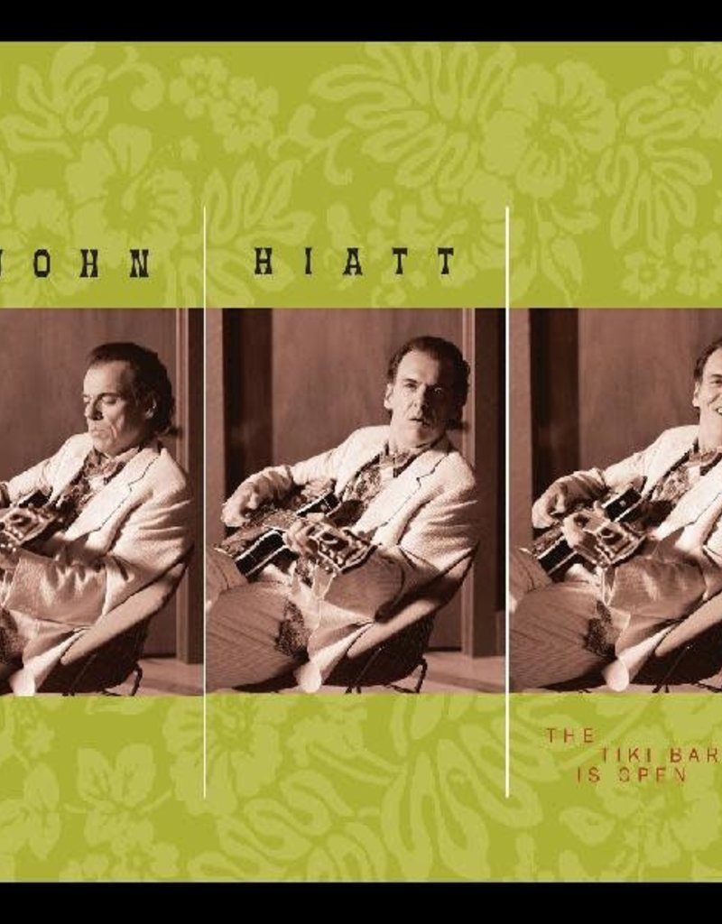 (LP) John Hiatt - The Tiki Bar Is Open (Green & White Vinyl)