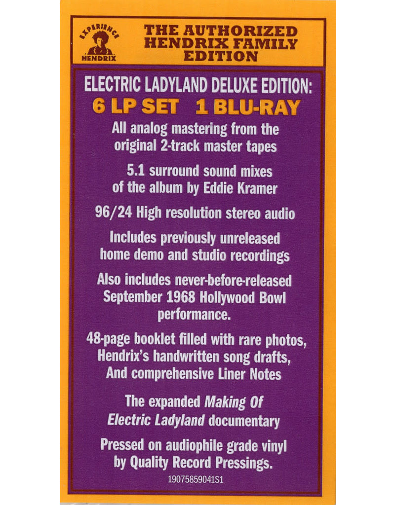 (LP) Jimi Hendrix - Electric Ladyland (50th ANN/6LP+Blu)