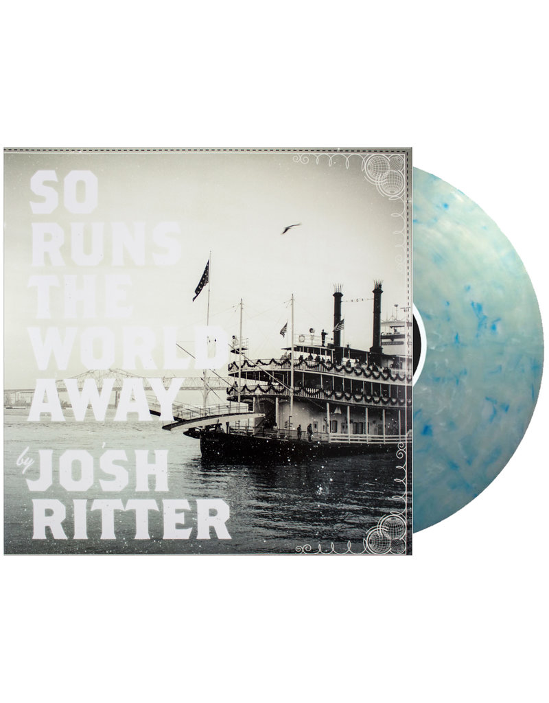 Pytheas Recording (LP) Josh Ritter - So Runs the World Away (Indie Coke Bottle Clear W/Blue Swirl)