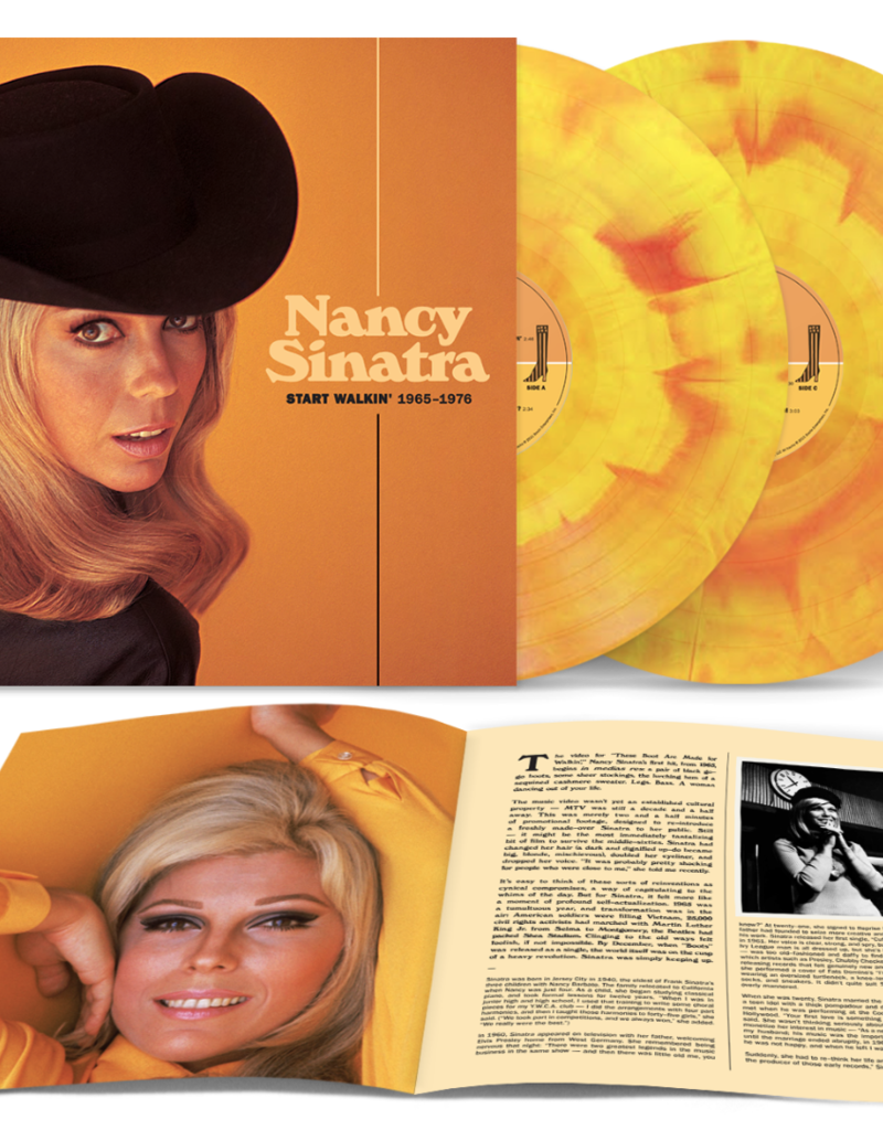 (LP)  Nancy Sinatra -Start Walkin' 1965-1976 (2LP-sunrise coloured)