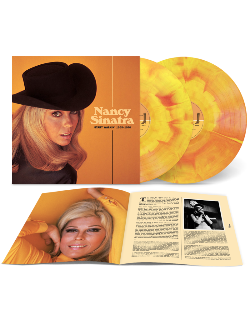 (LP)  Nancy Sinatra -Start Walkin' 1965-1976 (2LP-sunrise coloured)