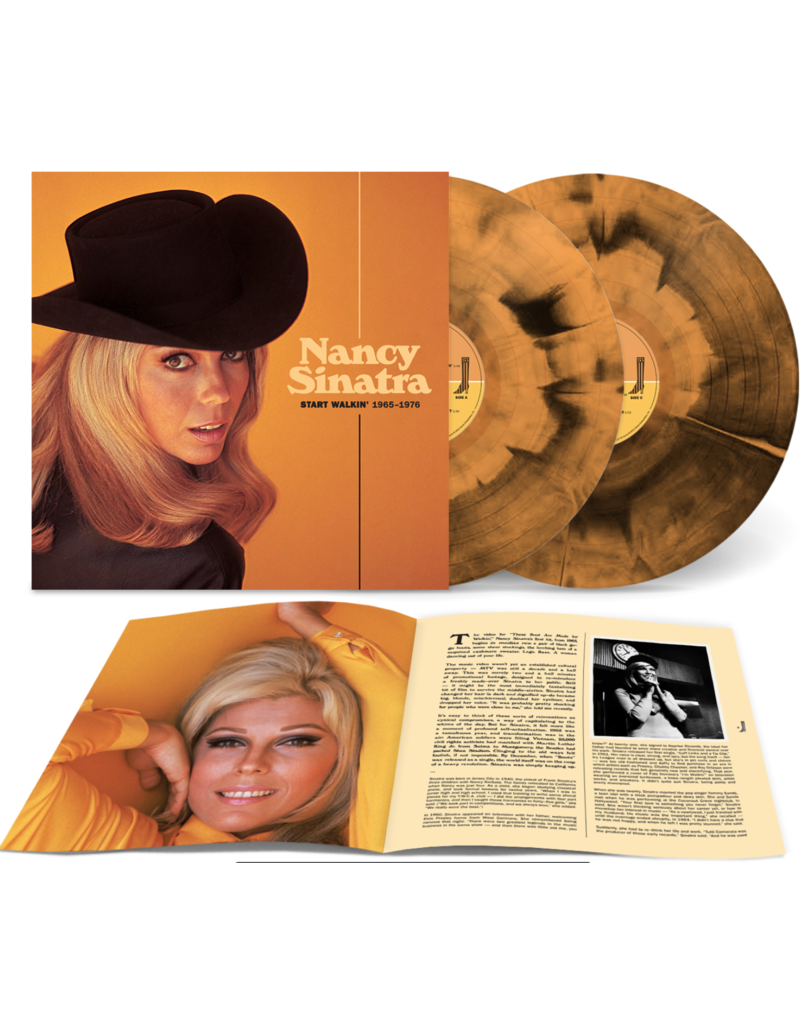 (LP)  Nancy Sinatra -Start Walkin' 1965-1976 (2LP-sunrise coloured)