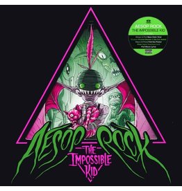 (LP) Aesop Rock - The Impossible Kid (2LP/Neon Pink & Neon Green)