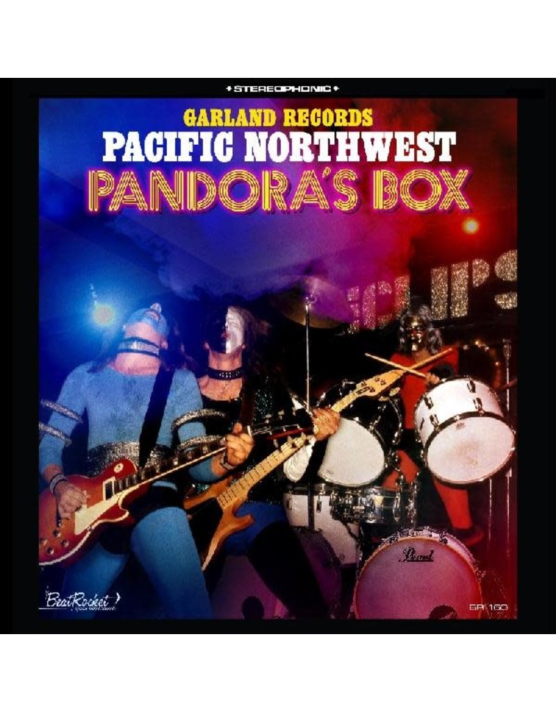 Beat Rocket (LP) Various - Garland Records - Pacific Northwest Pandora's Box (Blue Vinyl)