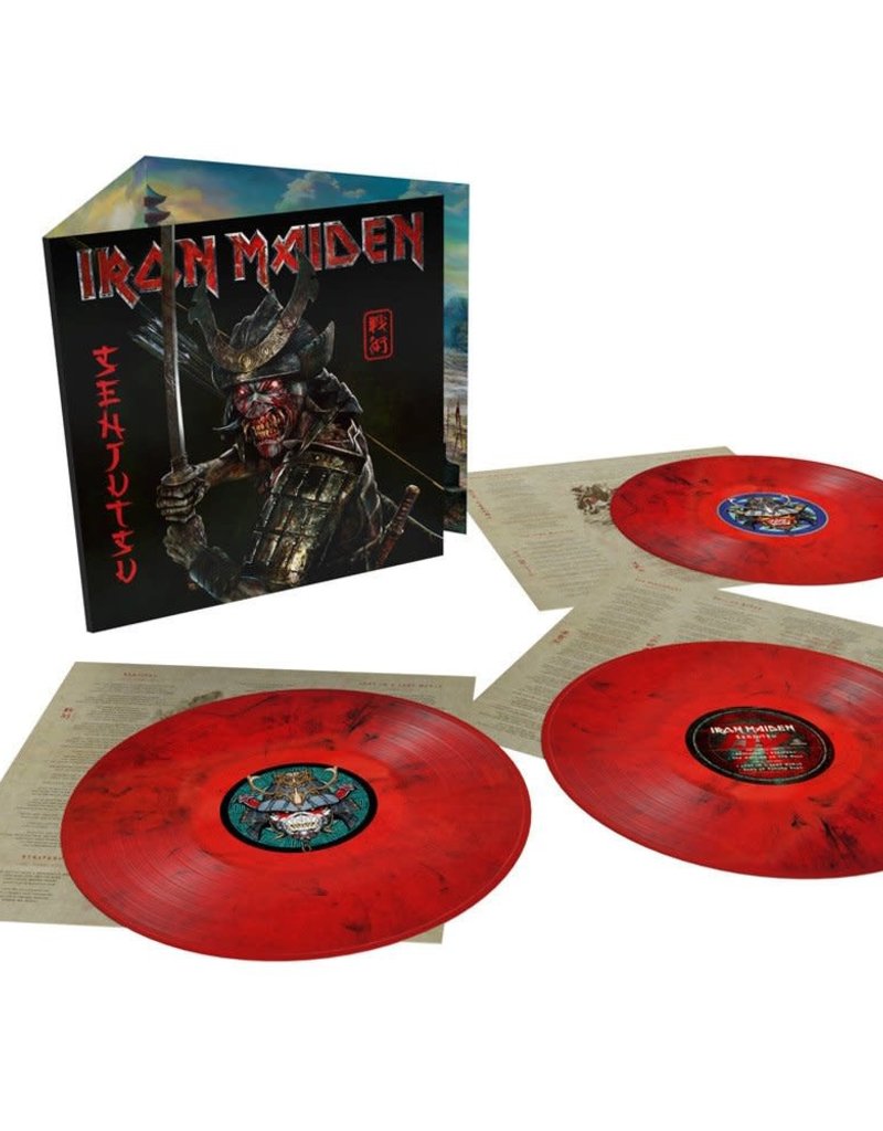 (LP) Iron Maiden - Senjutsu (3LP/red&black/indie shop edition)