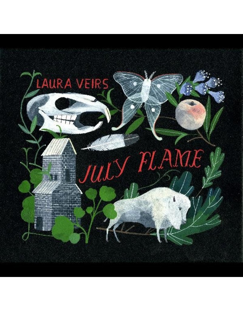 Raven marching records (LP) Laura Veirs - July Flame (2021 Repress/Transparent Vinyl)