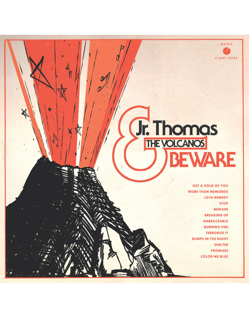 (LP) Jr. Thomas & The Volcanos - Beware (transparent orange)