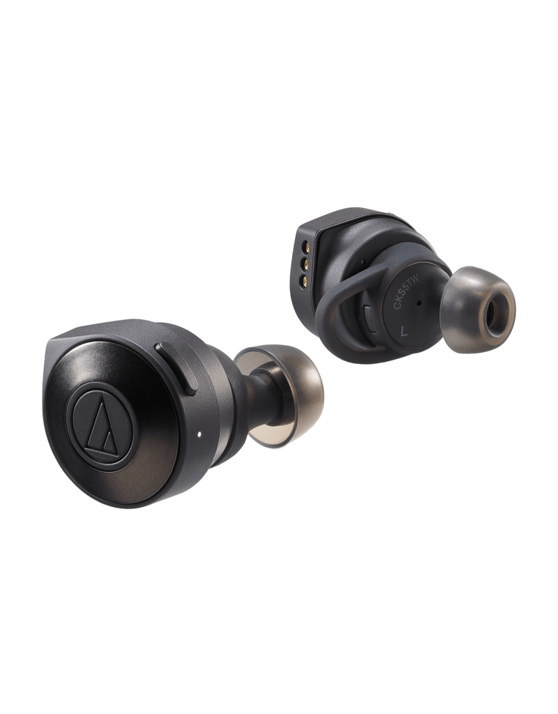 Audio-Technica - Solid Bass Wireless In-Ear Headphones (Black) ATH-CKS5TW