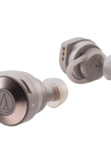 Audio-Technica - Solid Bass Wireless In-Ear Headphones (Khaki/White) ATH-CKS5TW