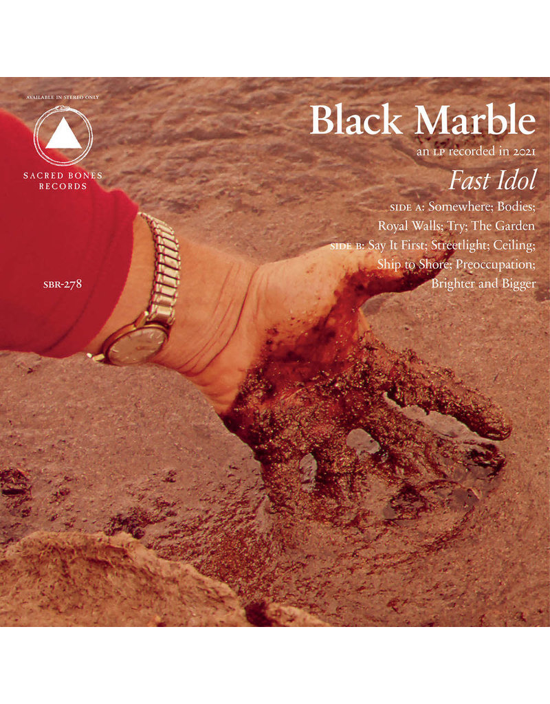 (LP) Black Marble - Fast Idol (golden nugget coloured)