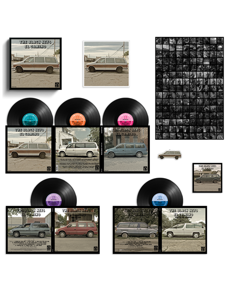 (LP) The Black Keys - El Camino (5LP+Book+Poster) 10th Anniversary Super Deluxe Edition