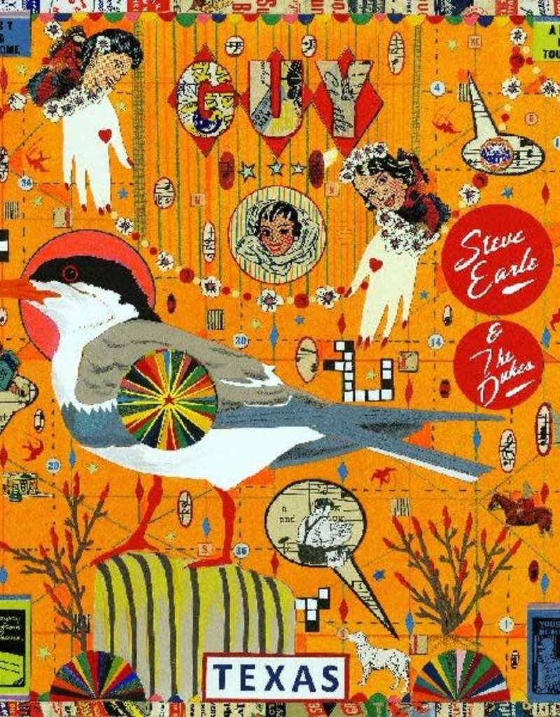 (LP) Steve Earle - Guy (Orange & Red Swirl Vinyl)