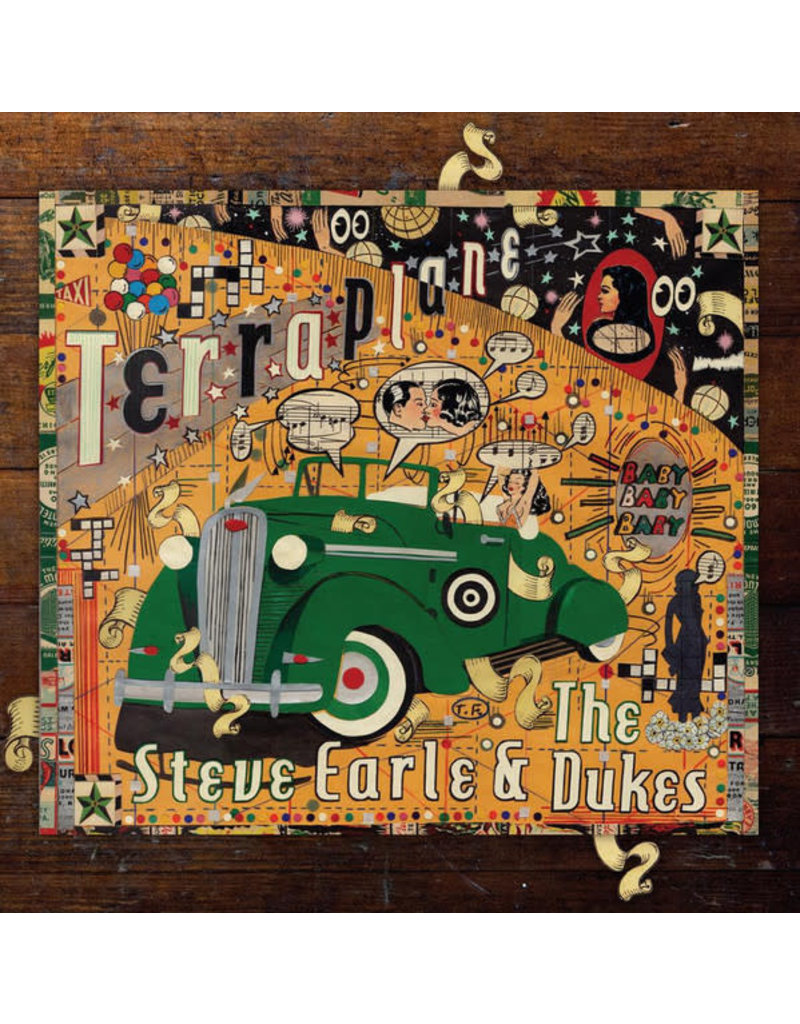 (LP) Steve Earle - Terraplane (Transparent Gold Vinyl)