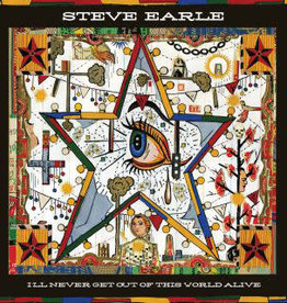 (LP) Steve Earle - I'll Never Get Out Of This World Alive (Orange Vinyl)