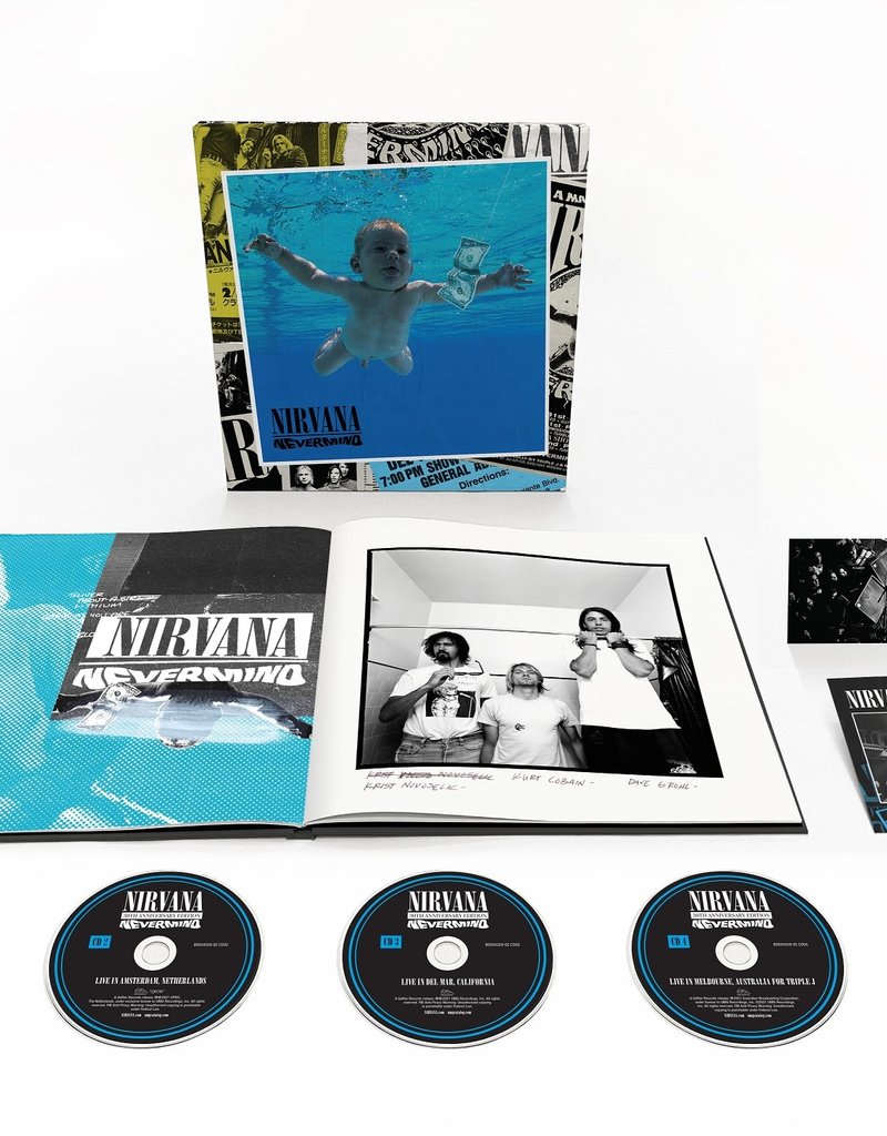 Geffen (CD) Nirvana - Nevermind 30th Anniversary Edition (5CD/BluRay/Book) (Super Deluxe Edition)