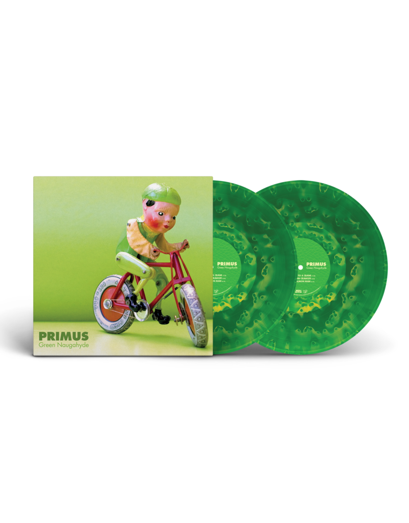 (LP) Primus - Green Naugahyde (2LP/Ghostly green/10th anniversary deluxe edition/DL)