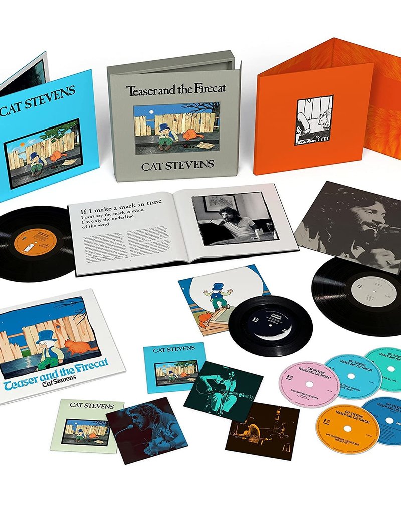 (LP) Cat Stevens/Yusuf - Teaser And The Firecat (2LP+7"+4CD+BR+Books) 50th Anniversary Super Dlx Box