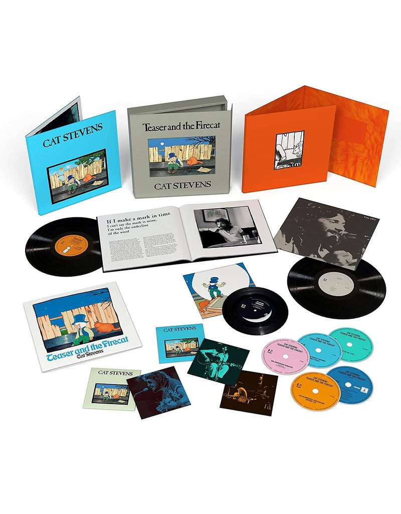 (LP) Cat Stevens/Yusuf - Teaser And The Firecat (2LP+7"+4CD+BR+Books) 50th Anniversary Super Dlx Box