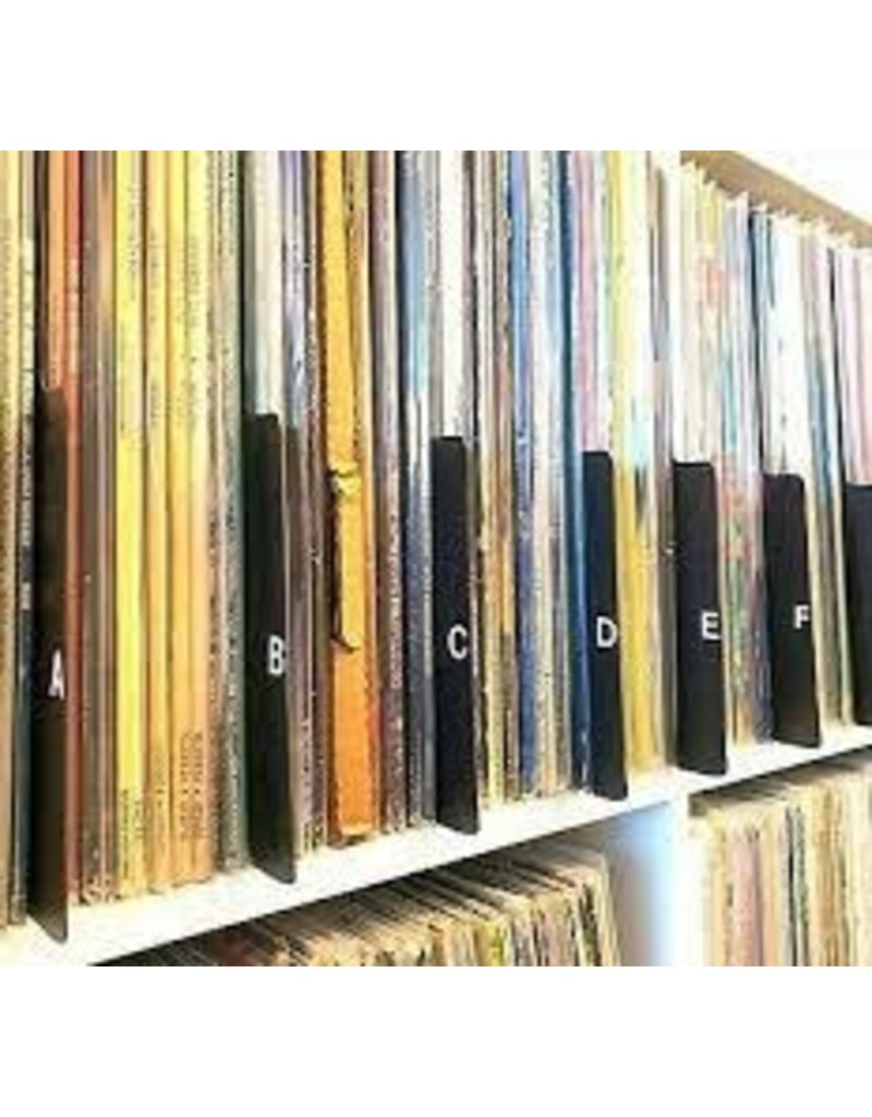 Microforum Distribution Crosley A-Z Vinyl Dividers - Black
