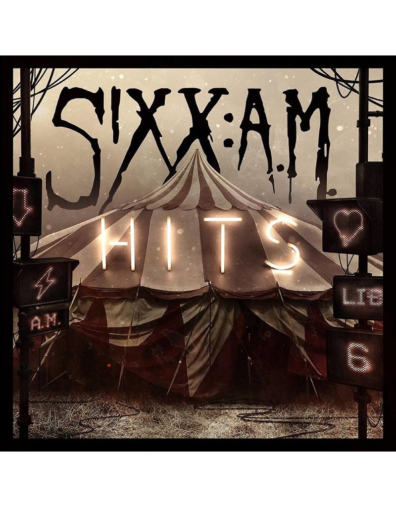 Amped/ Better Noise (LP) Sixx: A.M. - HITS (2LP-translucent red with black smoke)