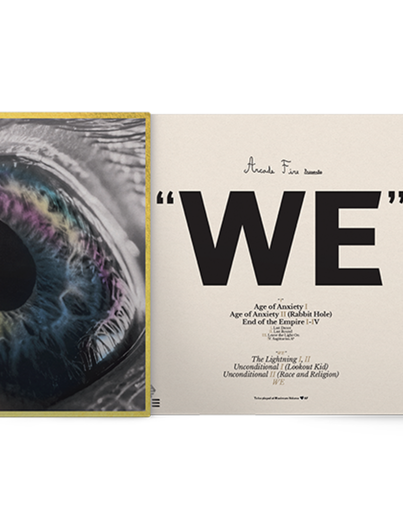 (LP) Arcade Fire - WE (Indie: White Vinyl/Gatefold w/poster)