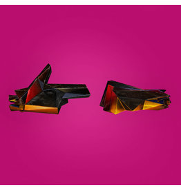 (LP) Run The Jewels - RTJ 4 (Tour Edition: Clear w/ Black, Blue And Pink Splatter)
