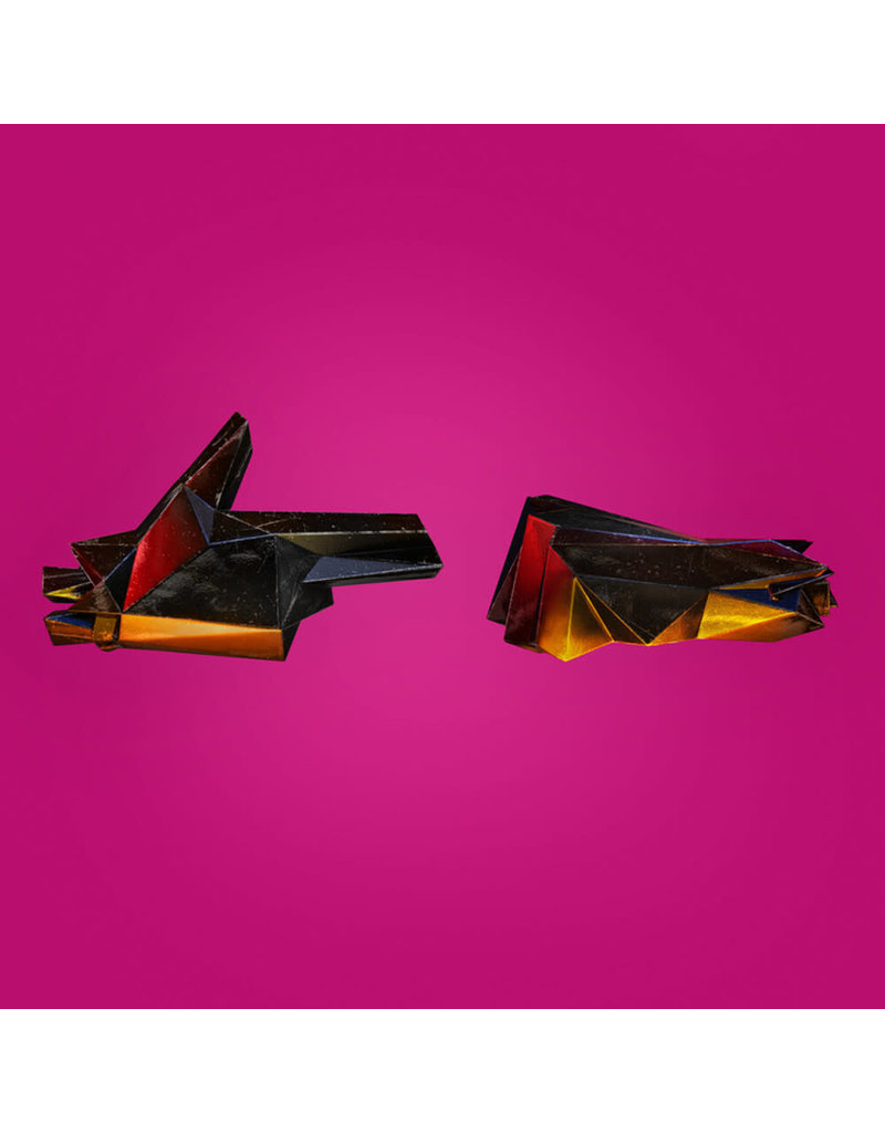 (LP) Run The Jewels - RTJ 4 (Tour Edition: Clear w/ Black, Blue And Pink Splatter)