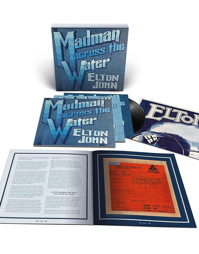 (LP) Elton John - Madman Across The Water (4LP/180g/2016 remaster) 50th Anniversary