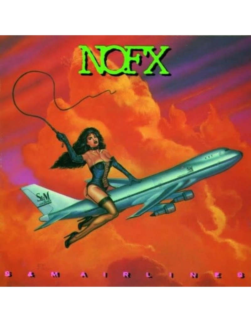 80s nofx epitaphロゴ　s&m airlines Tシャツ L NoFx - S&M Airlines T-Shirt - Nuclear Waste
