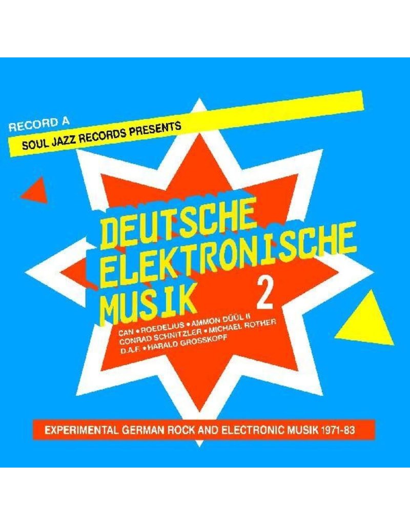 (LP) Various - Deutsche Elektronische Music Volume 2 (Blue Cover Record A) 2LP