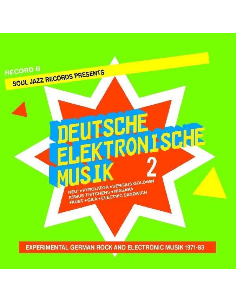 (LP) Various - Deutsche Elektronische Music Volume 2 (Green Cover Record A) 2LP