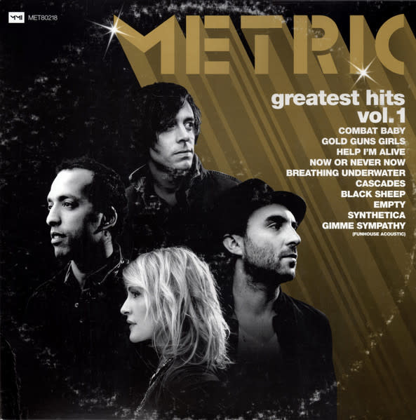 (LP) Metric Greatest Hits Vol. 1 (White Vinyl) Dead Dog Records