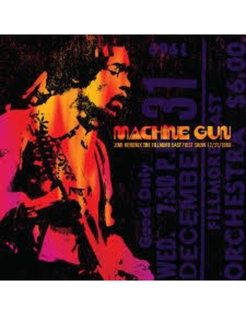 (LP) Hendrix, Jimi - Machine Gun Jimi Hendrix The Fillmore East 12/31/69 (DIS)