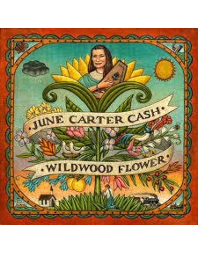 (LP) June Carter-Cash -  Wildwood Flower (DIS)