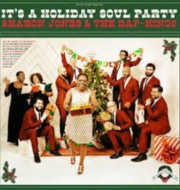 (LP) Sharon Jones & The Dap-Kings - Its A Holiday Soul Party (Candy Cane Color Vinyl)