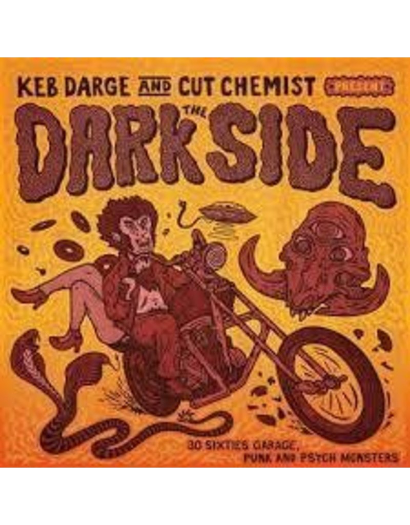 (LP) Keb Darge & Cut Chemist - The Dark Side: Sixties Garage Punk and Psyche Monsters (2LP)
