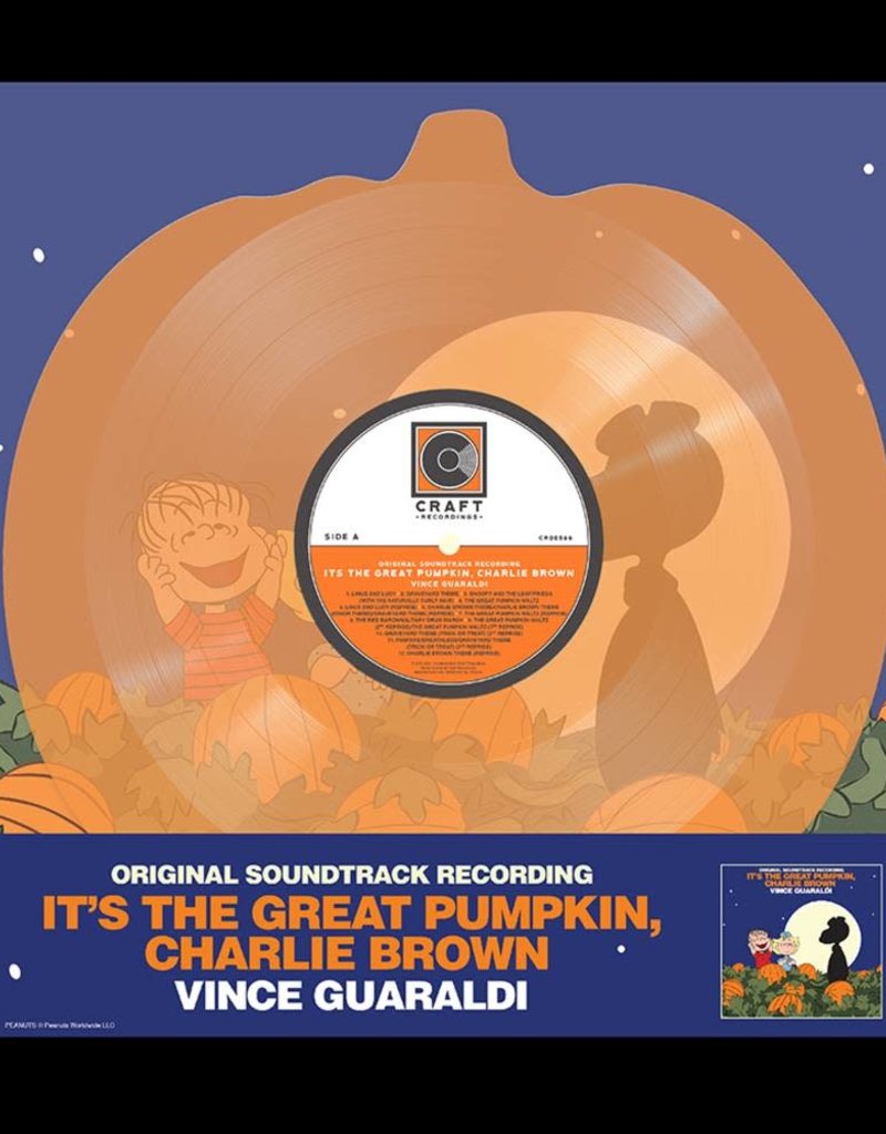 Craft Recordings (LP) Vince Guaraldi - It's The Great Pumpkin, Charlie Brown (Clear Orange/pumpkin-shaped/33rpm