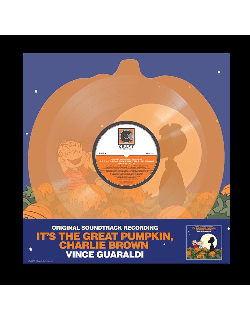 Craft Recordings (LP) Vince Guaraldi - It's The Great Pumpkin, Charlie Brown (Clear Orange/pumpkin-shaped/33rpm