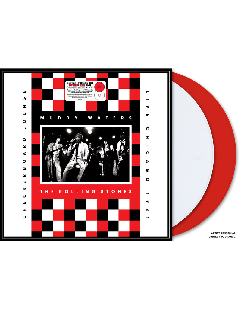 Mercury Records (LP) Muddy Waters & The Rolling Stones - Live At Checkerboard Lounge (2LP Opaque White & Opaque Red Vinyl) Chicago 1981