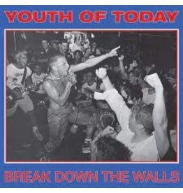(LP) Youth of Today - Break Down The Walls (opaque blue)