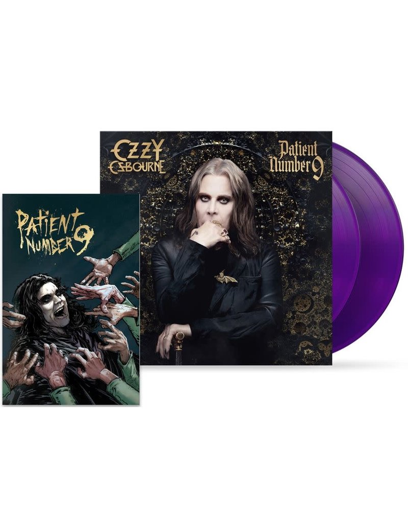(LP) Ozzy Osbourne - Patient Number 9 (Indie: 2LP "Crystal Violet" Vinyl) + COMIC BOOK
